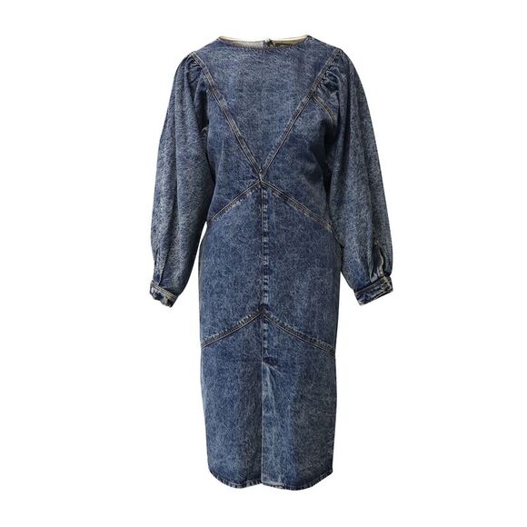 Isabel Marant Dresses & Skirts - Isabel Marant Udrea Denim Midi Dress in Blue Cotton